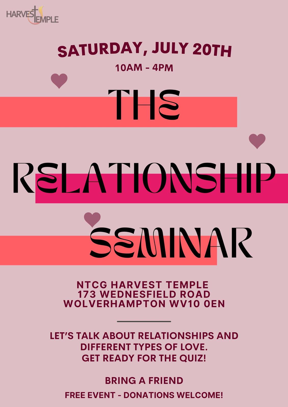 Relationship Seminar